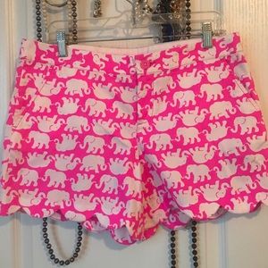 Lilly Pulitzer Elephant Buttercup Shorts